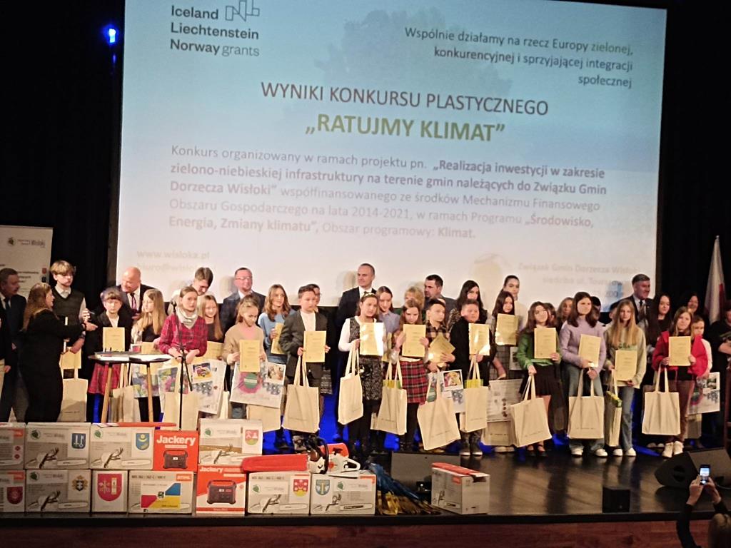 Wręczenie nagród w konkursie plastycznym „Ratujmy klimat” 